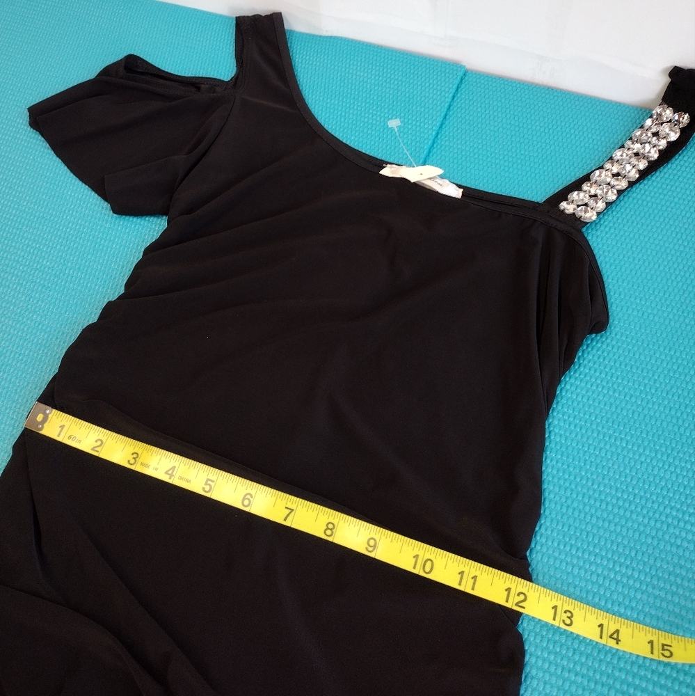NEW Carpe Diem One Shoulder Ruched Party Mini Dress Size M - Picture 12 of 13
